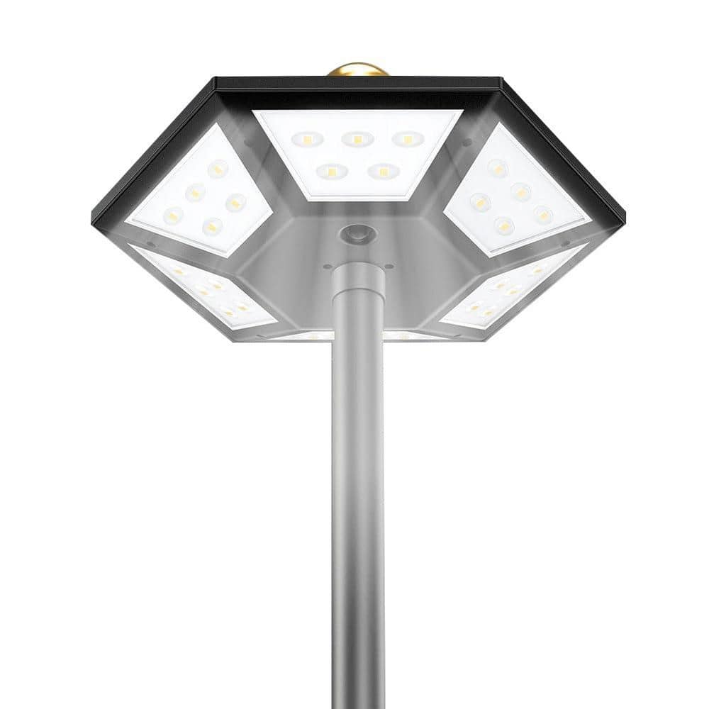 Adjustable Stainless Steel Solar Flag Pole Light 3-Pack price history on PriceWatchPro