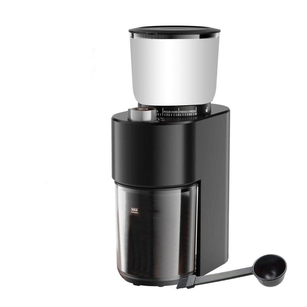 JFVKAF Anti-static Conical Burr Coffee Grinder with 38 Adjustable