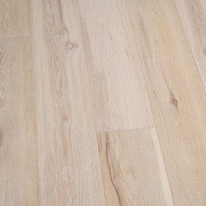 Lake Tahoe French Oak 3/8 in. T x 6.5 in. W Tongue & Groove Wirebrushed Engineered Hardwood Flooring (1044 sq. ft./plt)