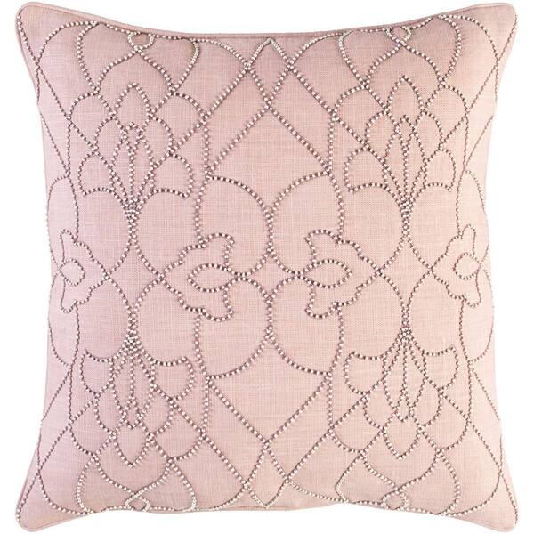 blush throw pillows