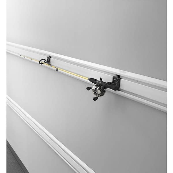 Gladiator Fishing Rod Holder Garage Hook For Geartrack Or Gearwall 2 Pack Gawvxxfhth The Home Depot