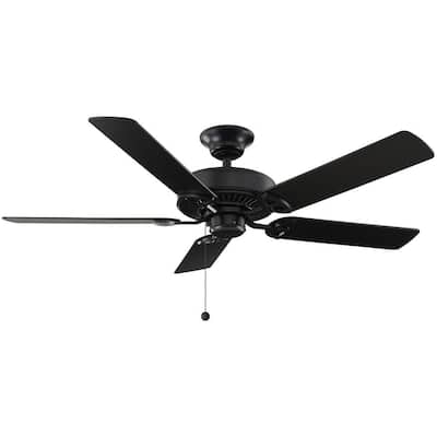 Flush Mount Ceiling Fans Without Lights The Home Depot - 60 Inch Black Ceiling Fan Without Light