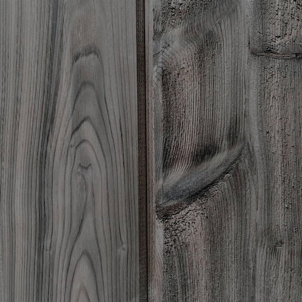 Dingewood 1 in. x 6 in. x 8 ft. Aged Barrel, Cedar Tongue and Groove, Reversible Weathered Barn Wood Boards (6-Pack)