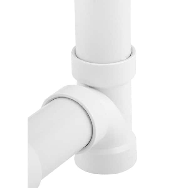 Everbilt Twist and Close 1-1/2 in. Sch. 40 White PVC Pipe Bath