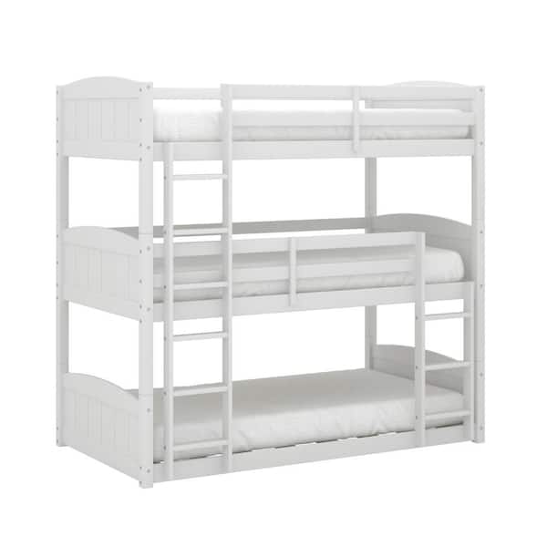 Hillsdale Furniture Alexis Twin Bunk Bed, White