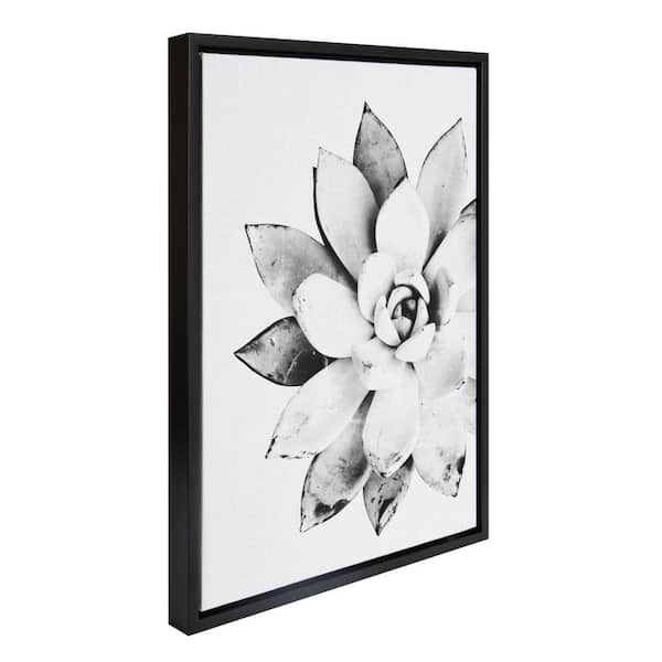 Sylvie "Modern Succulent" by Tai Prints Framed Canvas Wall Art