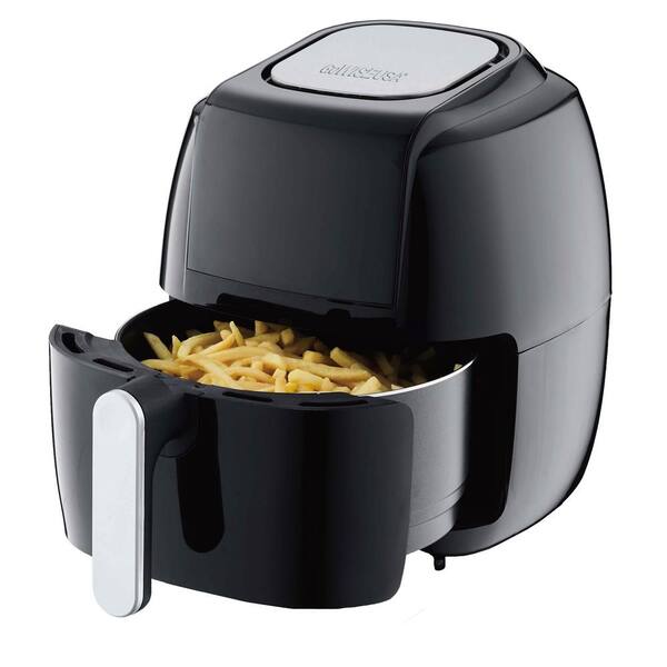 GoWISE USA 8-in-1 Electric Air Fryer with Basket Divider Accessory 50 Recipes 5.0-Qt 