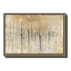 "Seasons End Gold" by Avery Tillmon Framed Canvas Wall Art
