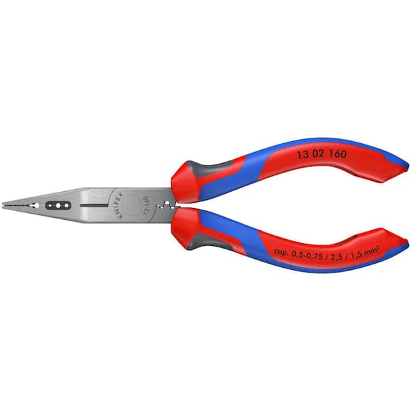 Heavy Duty Forged Steel 4-in-1 Electrician Pliers with 14, 16, and 20 AWG, 60 HRC Cutting Edge and Comfort Grip