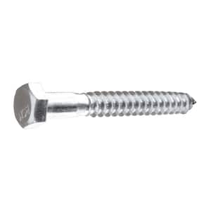 1/2 in. x 4 in. Hex Zinc Plated Lag Screw (25-Pack)