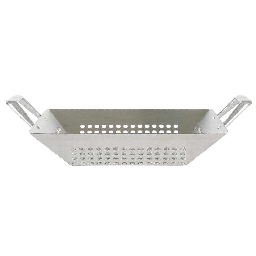 Amber 12-Inch Silver Cast Aluminum BBQ Grill Topper
