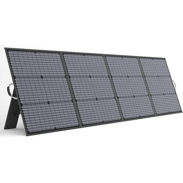 Yichuhaoxi 220-Watt Monocrystalline Foldable Solar Panel w/40-Volt Solar Charger IP67 Waterproof for Outdoor Camping,RV and Travels