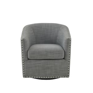 Memo Grey 360° Swivel Chair