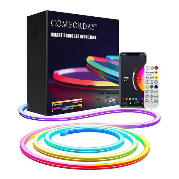 Comforday Silicone RGB Addressable Neon Rope Light