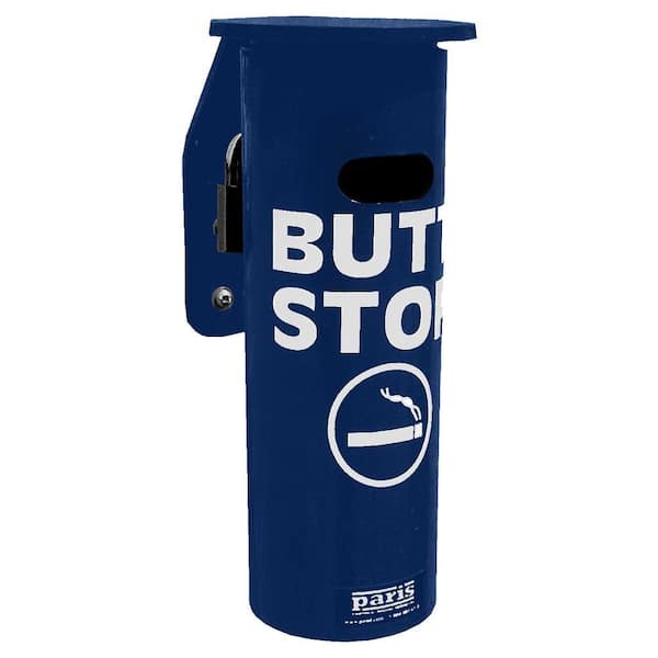Paris 96 cu. in. Blue Side Mounted Ash Receptacle