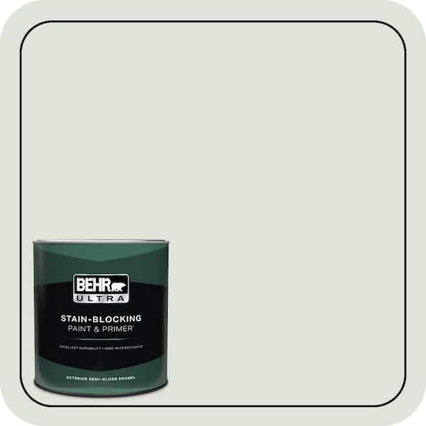 BEHR ULTRA 1 qt. #QE-41 Frostproof Semi-Gloss Enamel Exterior Paint & Primer