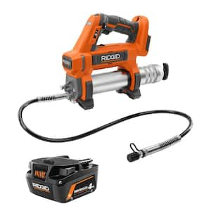 18V Cordless Grease Gun with 18V 4.0 Ah MAX Output Lithium-Ion Battery