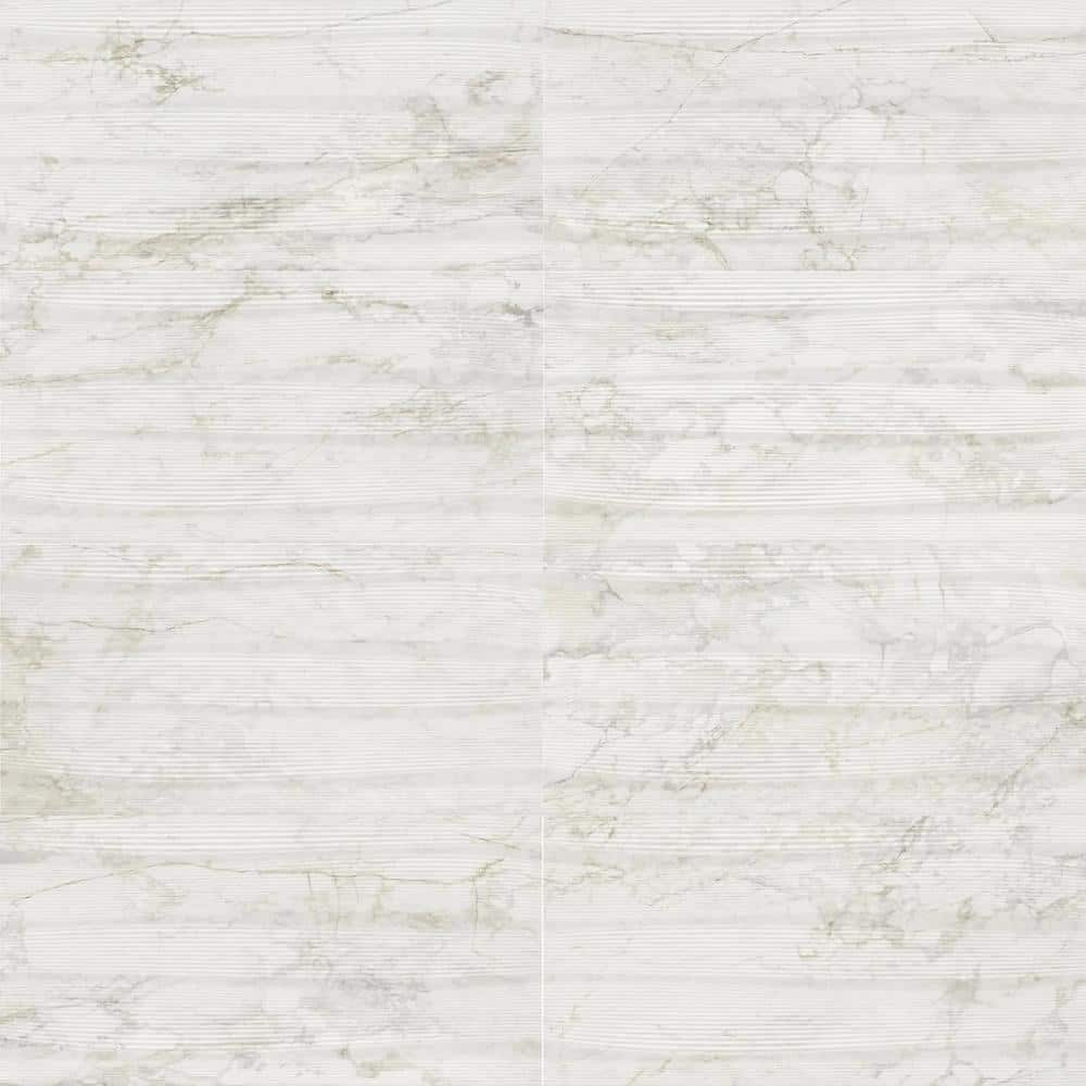 Ivy Hill Tile Signet Vibe Oro White 23.62 in. x 47.24 in. Textured ...