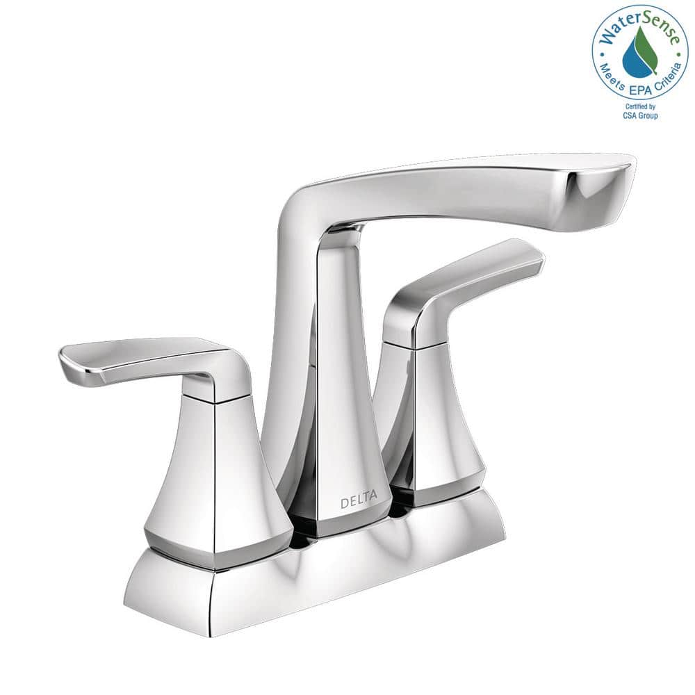 Vesna Chrome 2-Handle Centerset Bathroom Faucet