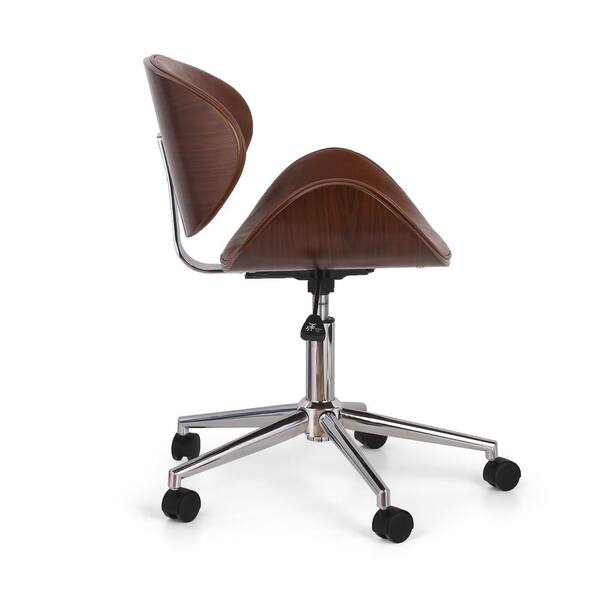 Laquela Faux Leather Task Chair Corrigan Studio Upholstery Color: Antique Brown