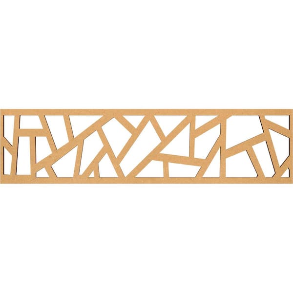 Harrisburg Fretwork 0.375 in. D x 47 in. W x 12 in. L MDF Wood Panel Moulding