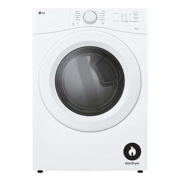 7.4 Cu. Ft. Vented Stackable Gas Dryer in White with Sensor Dry