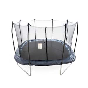 Skywalker Trampolines 13 ft. Square Trampoline with Lighted Spring Pad in Navy