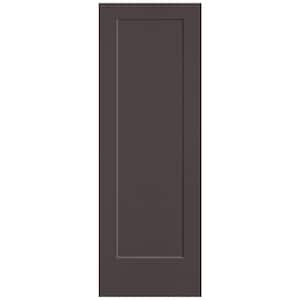 28 in. x 80 in. 1-Panel Lincoln Park Single Bore Solid Core Willow Wood Molded Composite Interior Door Slab