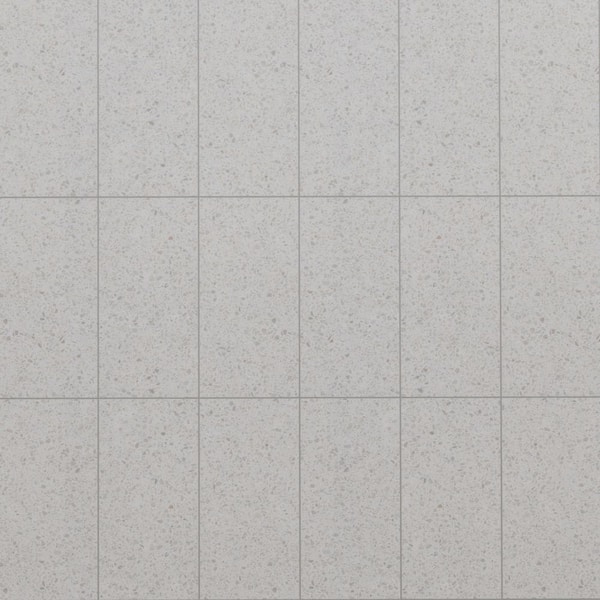 Spanish Pureform Terrazzo 12 in. x 24 in. x 9mm Porcelain Floor and Wall Tile Pallet - Gray (25 PCS, 53.8 sq. ft.)