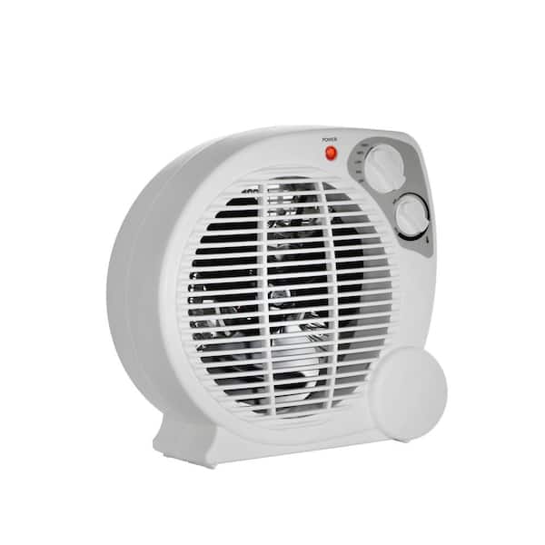 Pelonis 1500W 3-Speed Electric Fan-Forced Space Heater, PSH08F1AWW, White 