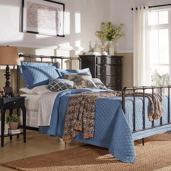 Byer Bronzed Black Full Bed Frame