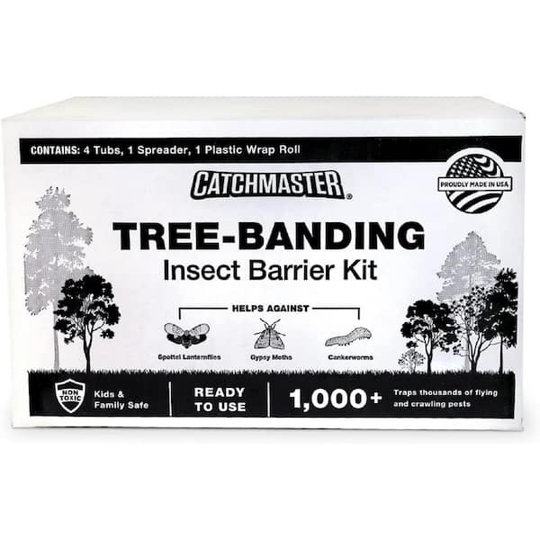 Catchmaster Tree Shield Insect Barrier 8 Roll Pack, White