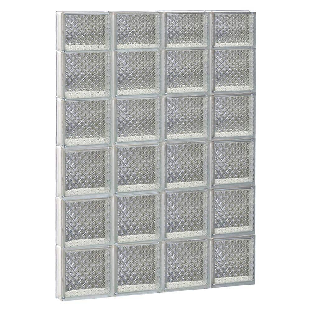 31 in. x 44.5 in. x 3.125 in. Frameless Non-Vented Diamond Pattern Glass Block Window price history on PriceWatchPro