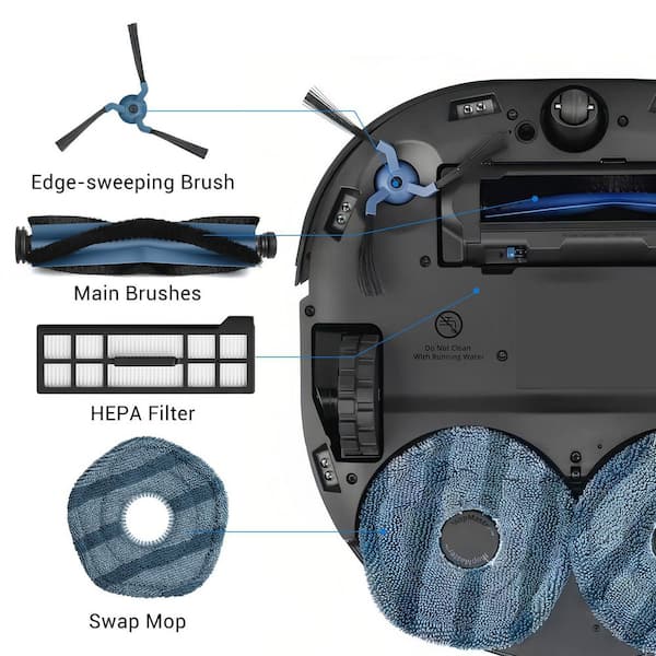 LAIFUCAM 21-Pieces Replacement Parts Kit for X10 Pro Omni Robot