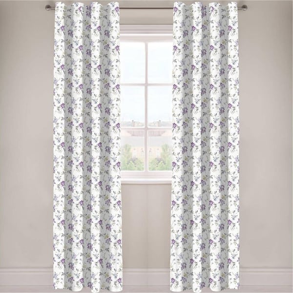 A1 Home Collections A1HC Designer Organic Cotton Construction Rod Pocket with Hidden Tab Curtain Panel