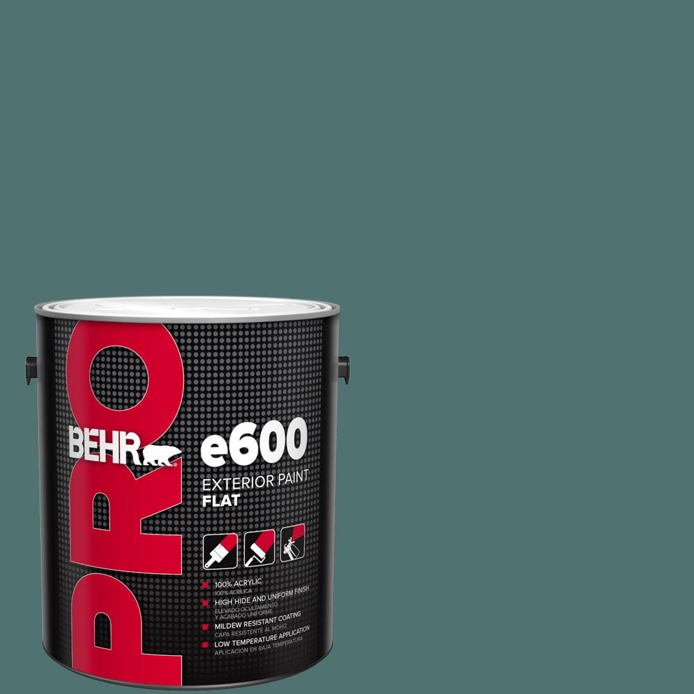 1 gal. #S440-6 Tealish Flat Exterior Paint price history on PriceWatchPro