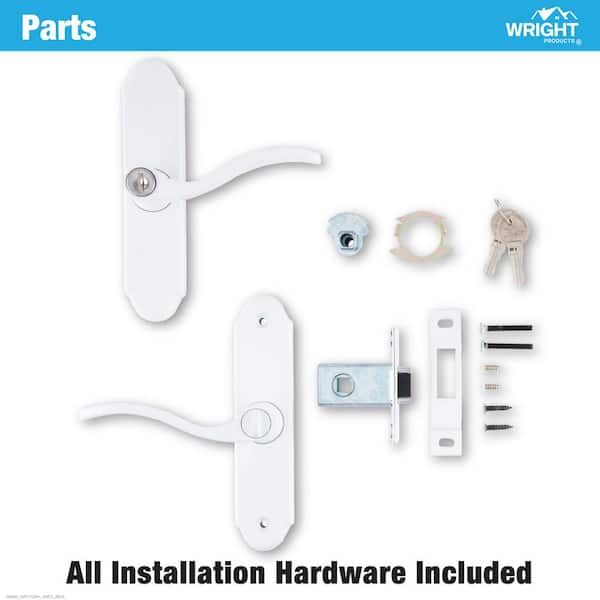 Wright Products Serenade Mortise Keyed Lever Mount Latch with