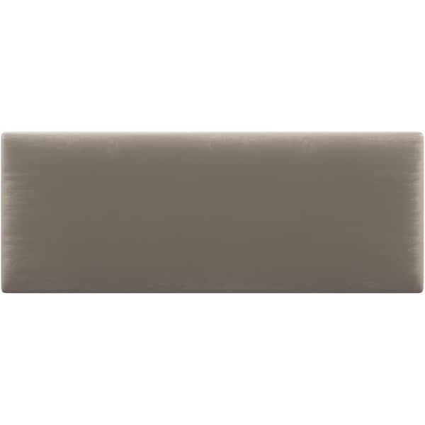 VANT Plush Velvet Sand Storm Queen-Full Upholstered Headboards/Accent Wall Panels