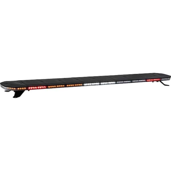 60 in. Amber/Clear LED Light Bar with Warning / Clear Take Downs and Alley Lights / Rear Facing Turn Signals