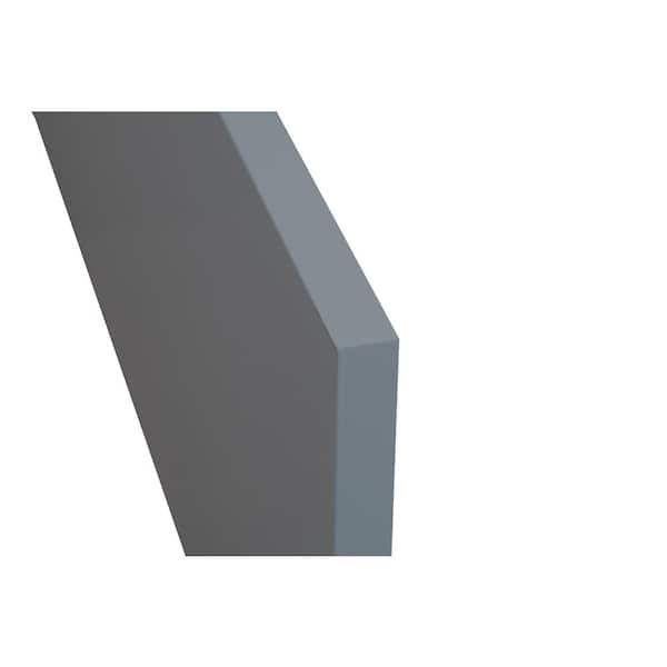 Radiance 12 in. W x 30 in. H Slab Wall Decorative End Panel in Matte Grey