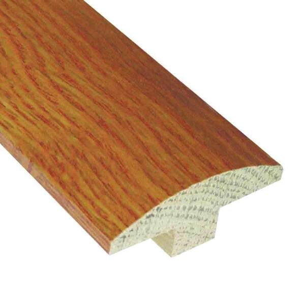 Millstead Oak Toffee 3/4 in. Thick x 2 in. Wide x 78 in. Length Hardwood T-Molding-DISCONTINUED