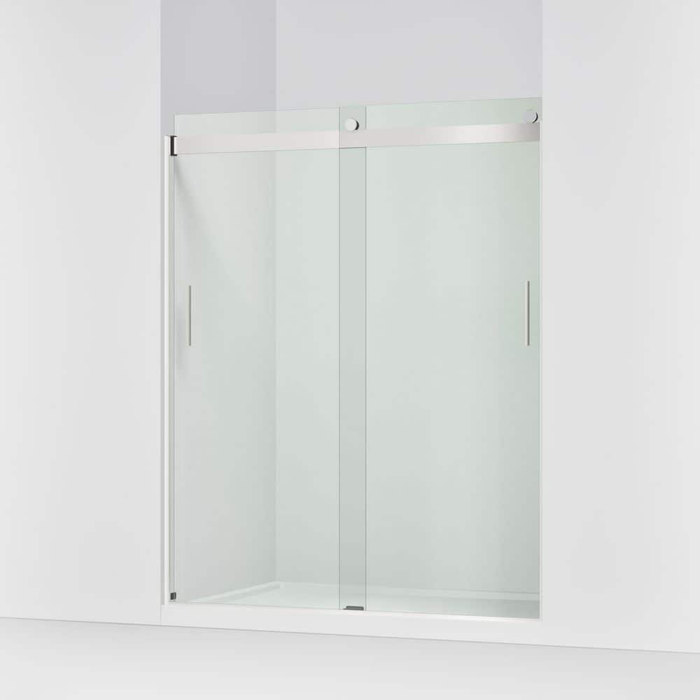 KOHLER Levity 56-60 in. W x 74 in. H Frameless Sliding Shower Door