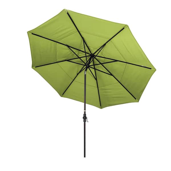 11 foot outdoor patio umbrella multicolor FT with Base Aluminium Curved Cantilever Umbrella This umbrella also features Sunbrella fabrics PURPLE LEAF 11-ft Aluminum Beige