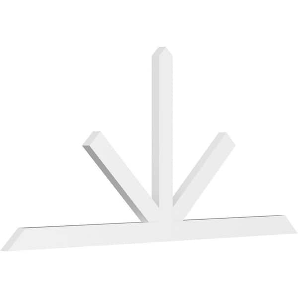 Ekena Millwork Saratoga 84 in. W x 38.5 in. H x 2 in. D Signature Polyurethane Bracket