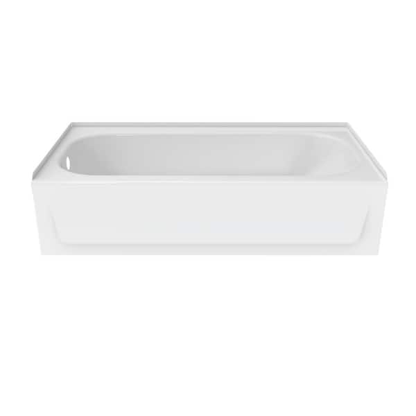 aloha•*¨*•.¸♬︎ Bootz Industries Aloha 60 in. x 30 in. Alcove Soaking Bathtub with