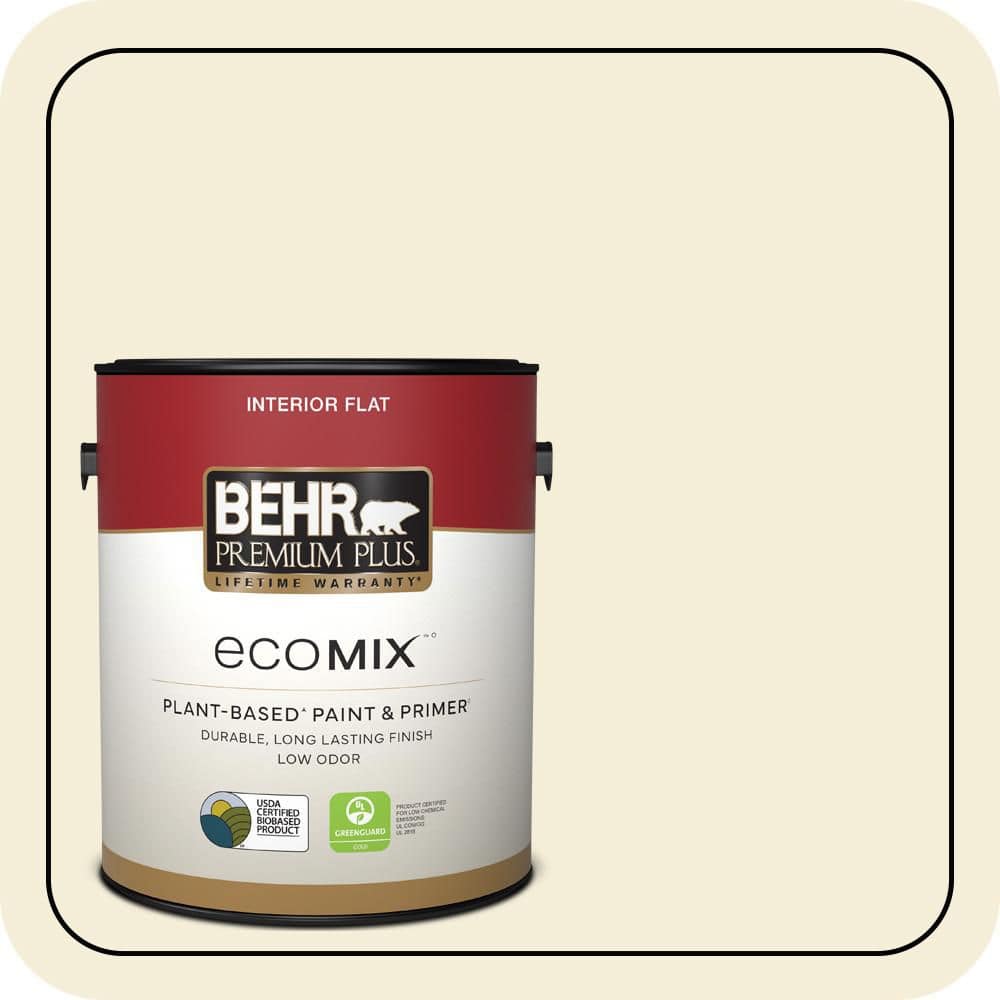 1 gal. #PPU7-14 Apple Core Flat EcoMix Plant-Based Interior Paint & Primer product image for price tracking