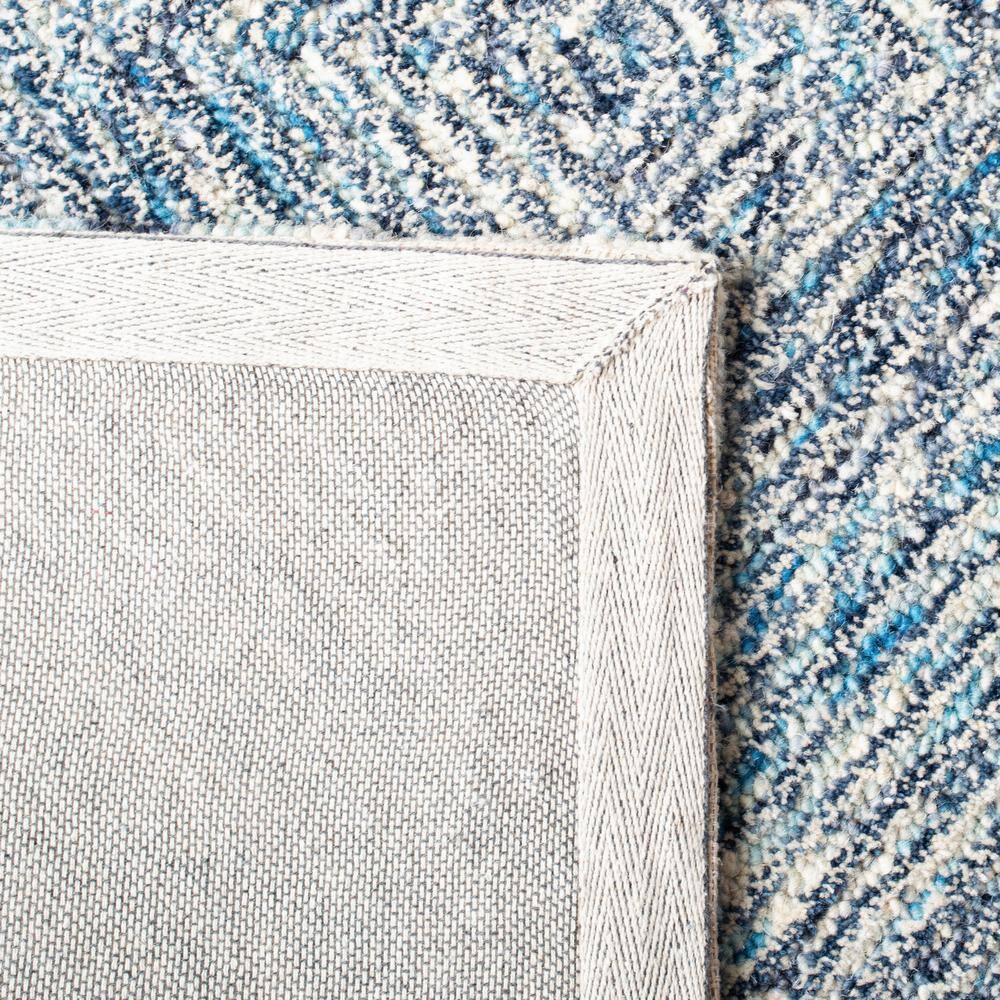 Capri Blue Hand-Tufted Wool Area Rug