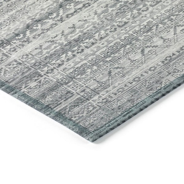 Chantille Machine Washable Indoor/Outdoor Abstract ACN2101 Gray 5 ft. x 7 ft. 6 in. Area Rug