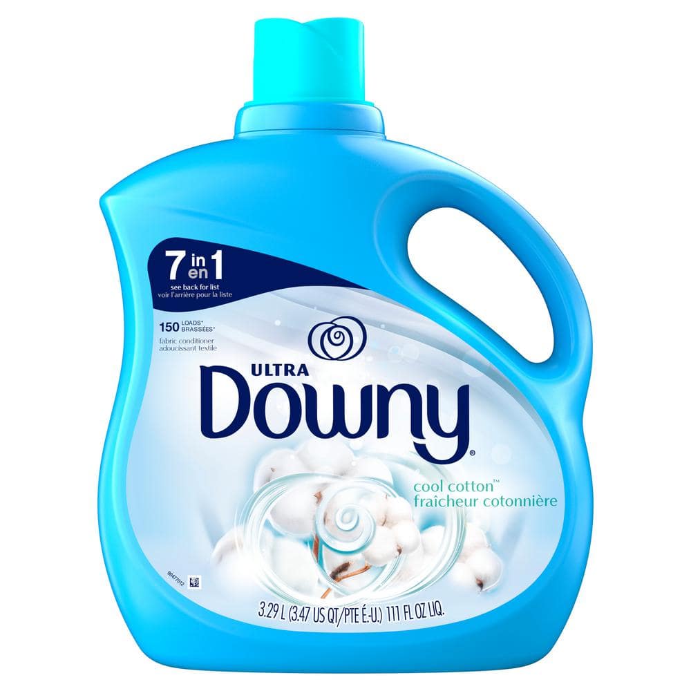 Downy 111 oz. Ultra-Cool Cotton Scent Liquid Fabric Softener (150-Loads)  003077210019 - The Home Depot