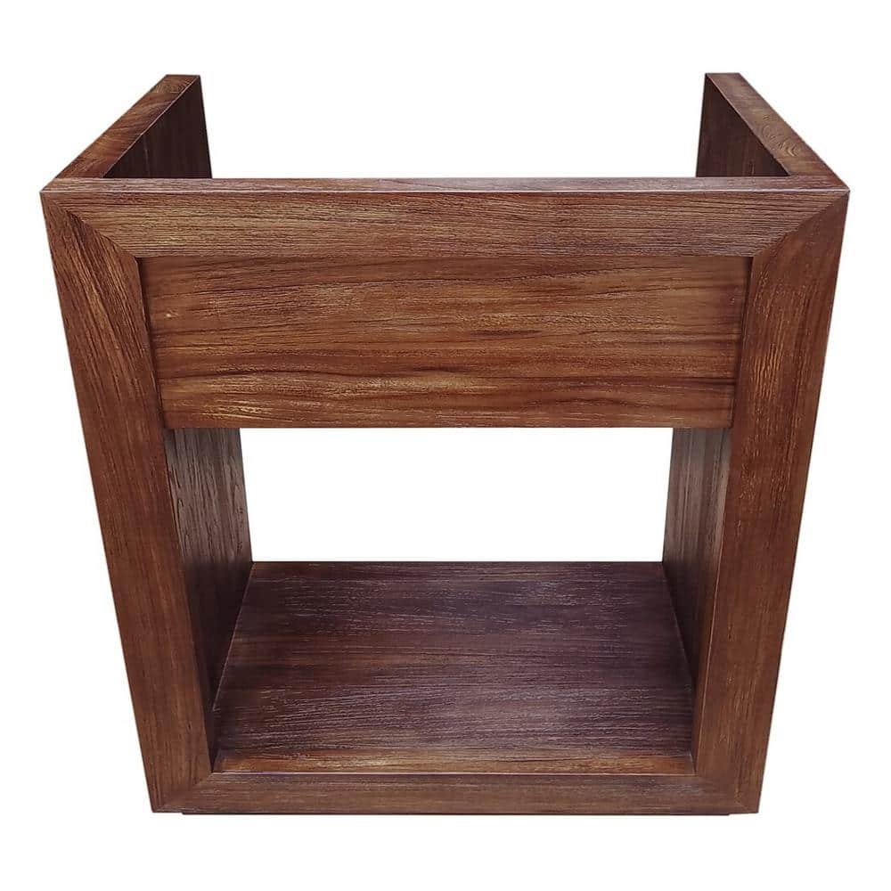Rennes 36" Walnut Reclaimed Wood Freestanding Vanity